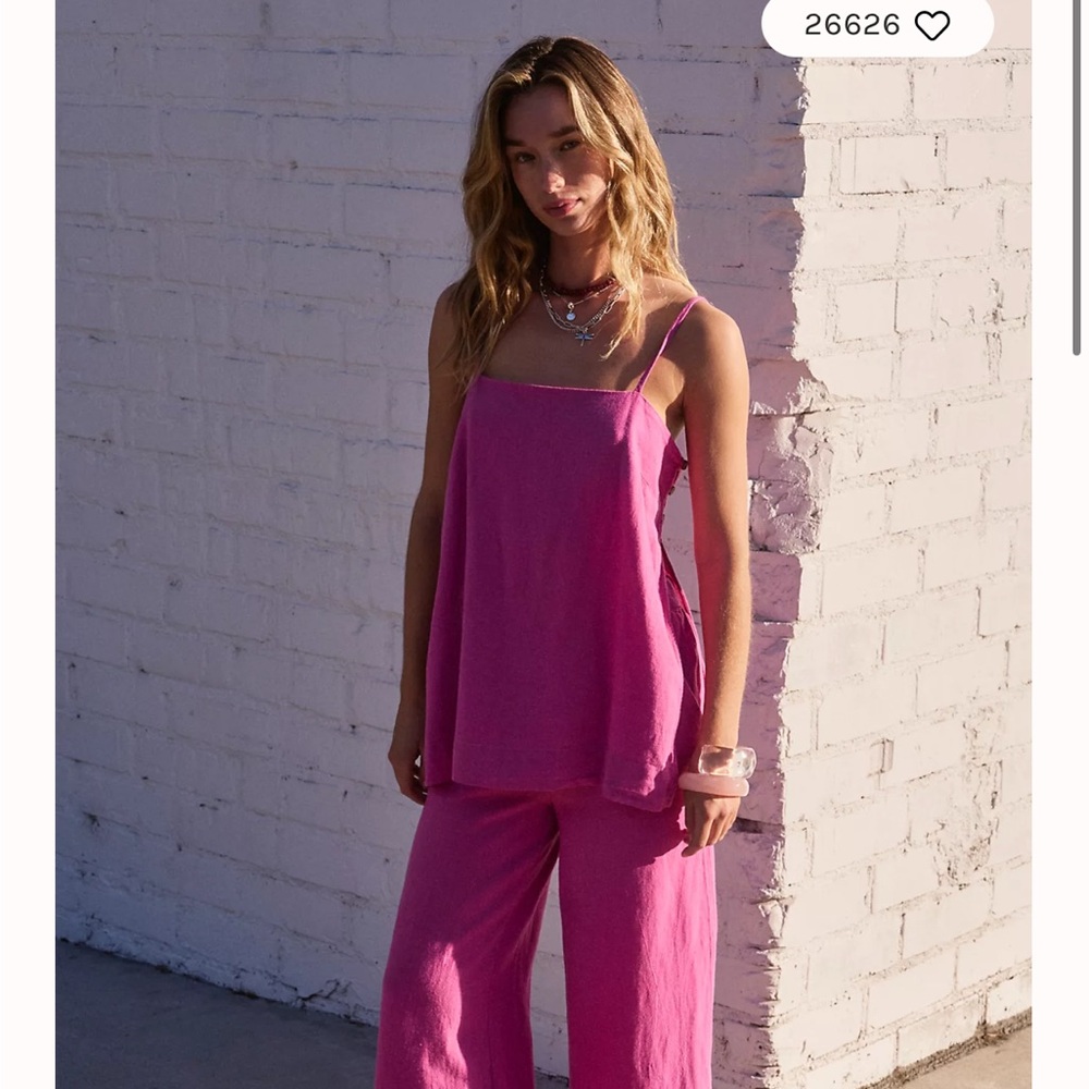 Free People Pink Tank Top